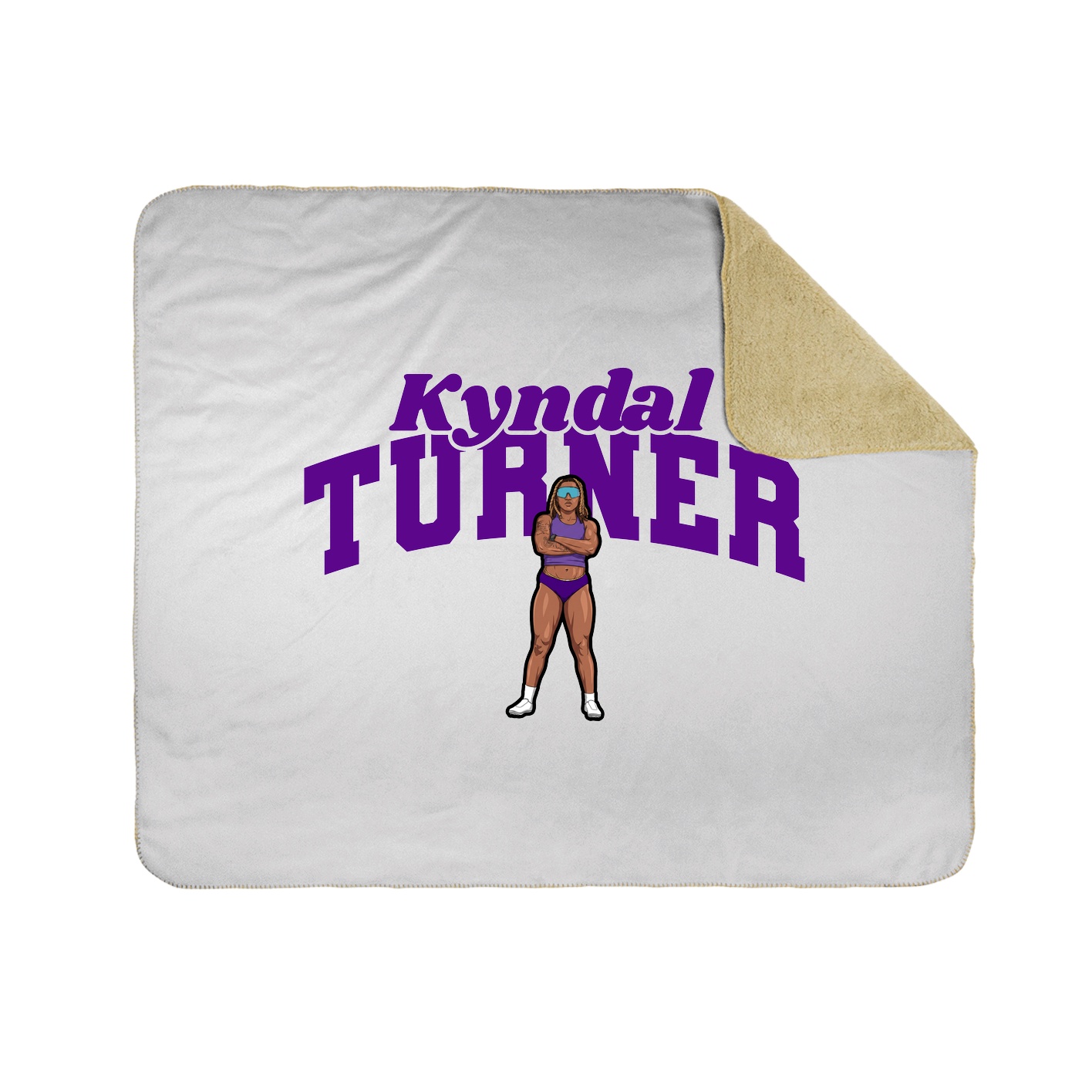 Throw Blanket — Signature Arch in White
