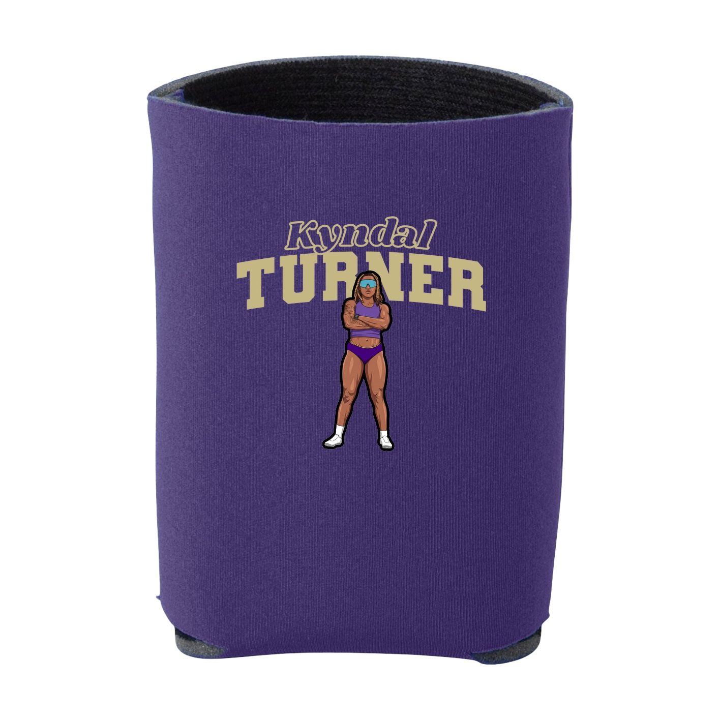 Can Holder — Name Arch in Purple