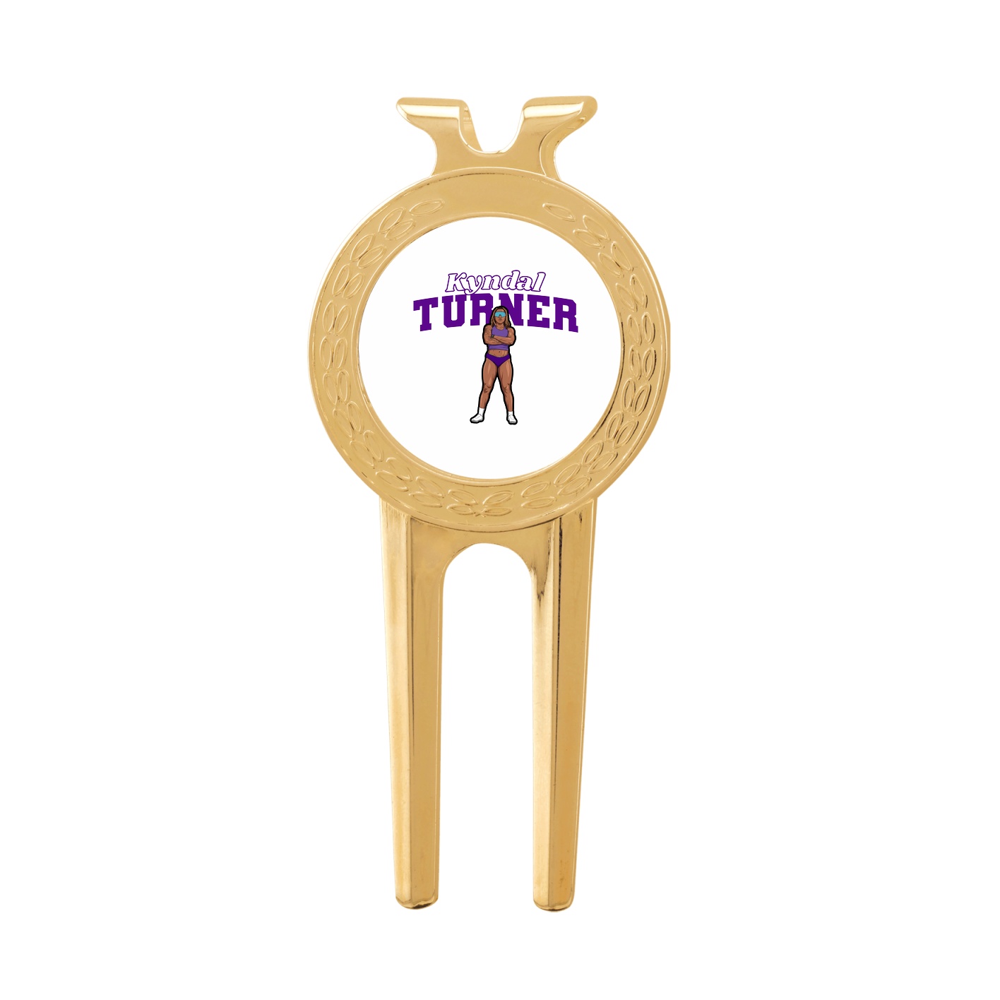 Divot Tool with Ball Marker — Name Arch in Classic