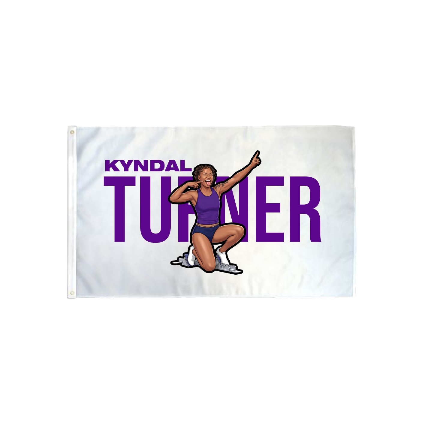 3x5 Flag — Player Name in Classic