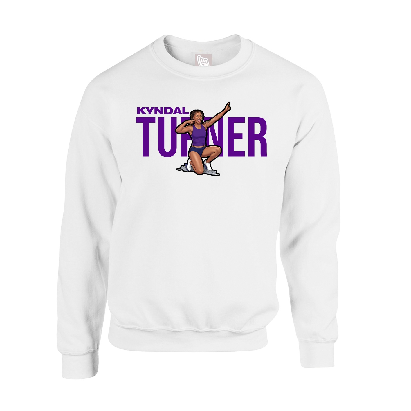 Fleece Crew — Player Name in White