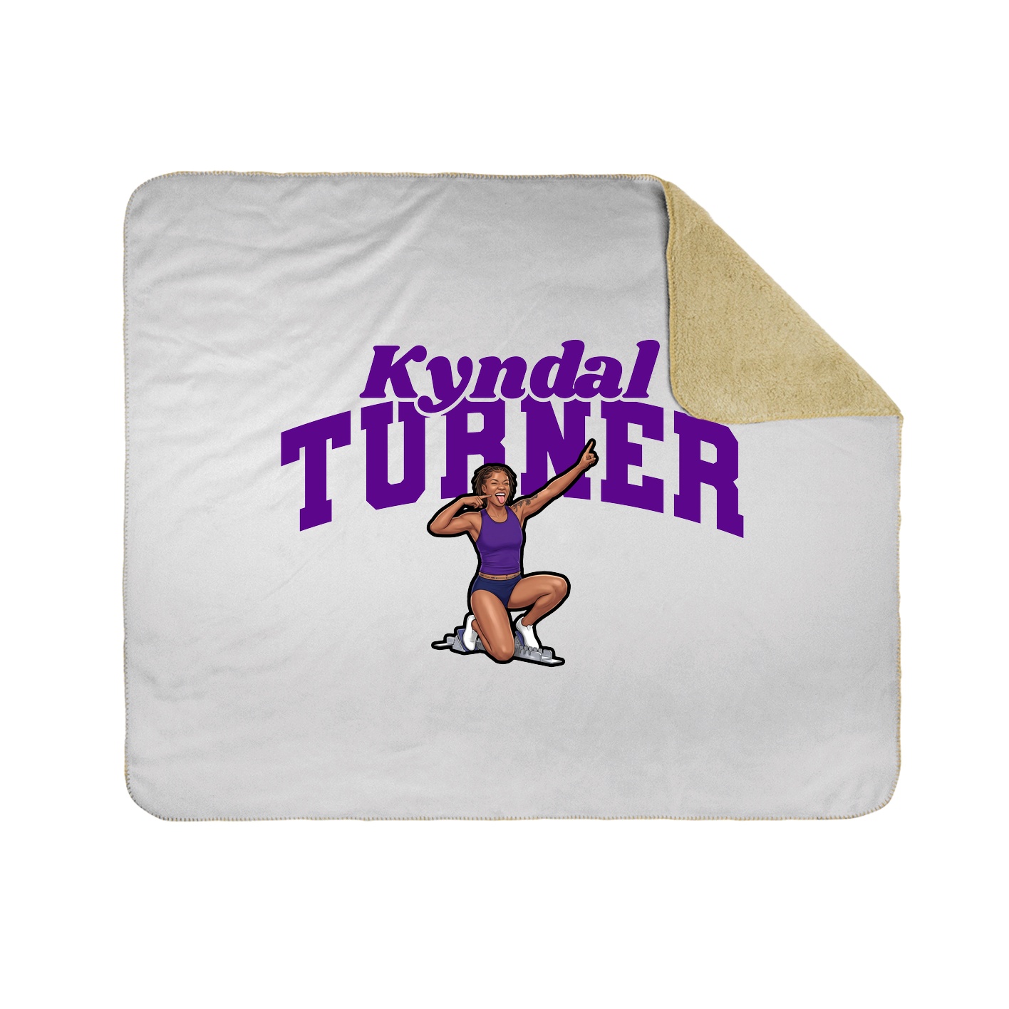 Throw Blanket — Signature Arch in White