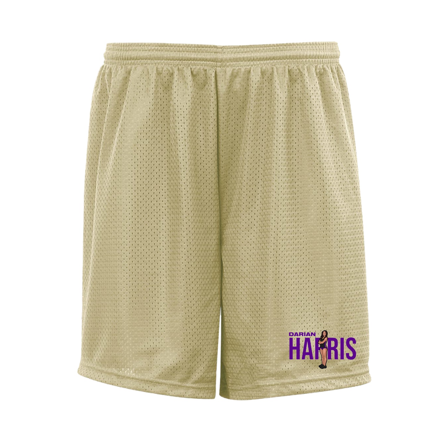 Shorts — Player Name in Vegas Gold