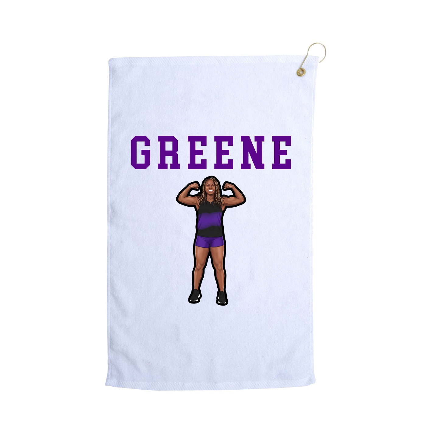 Golf Towel — Shirsey in White