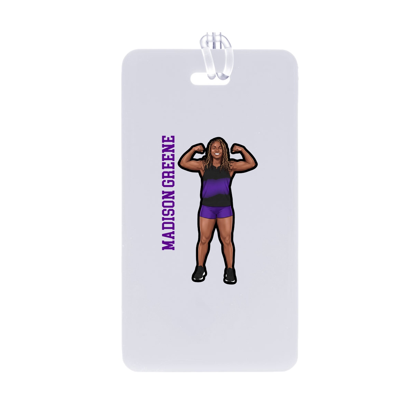 Bag Tag — Name Vertical in Classic