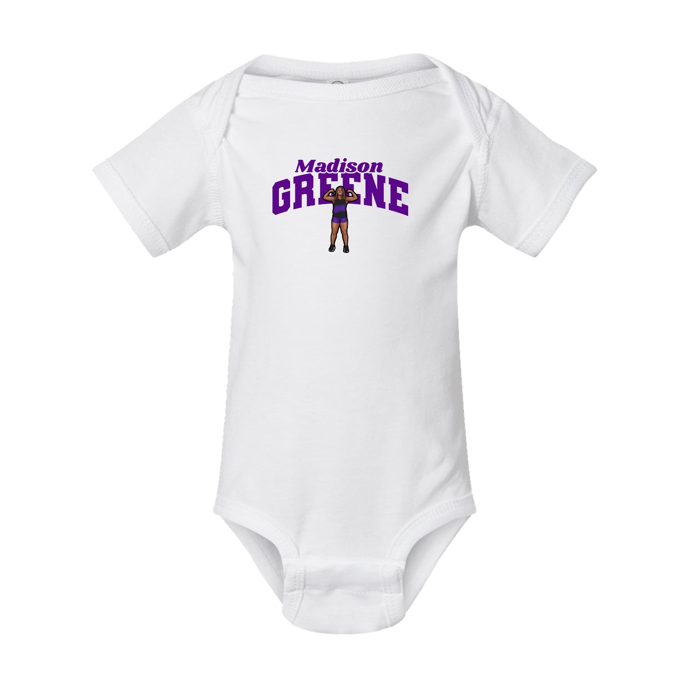 Baby Onesie — Signature Arch in White
