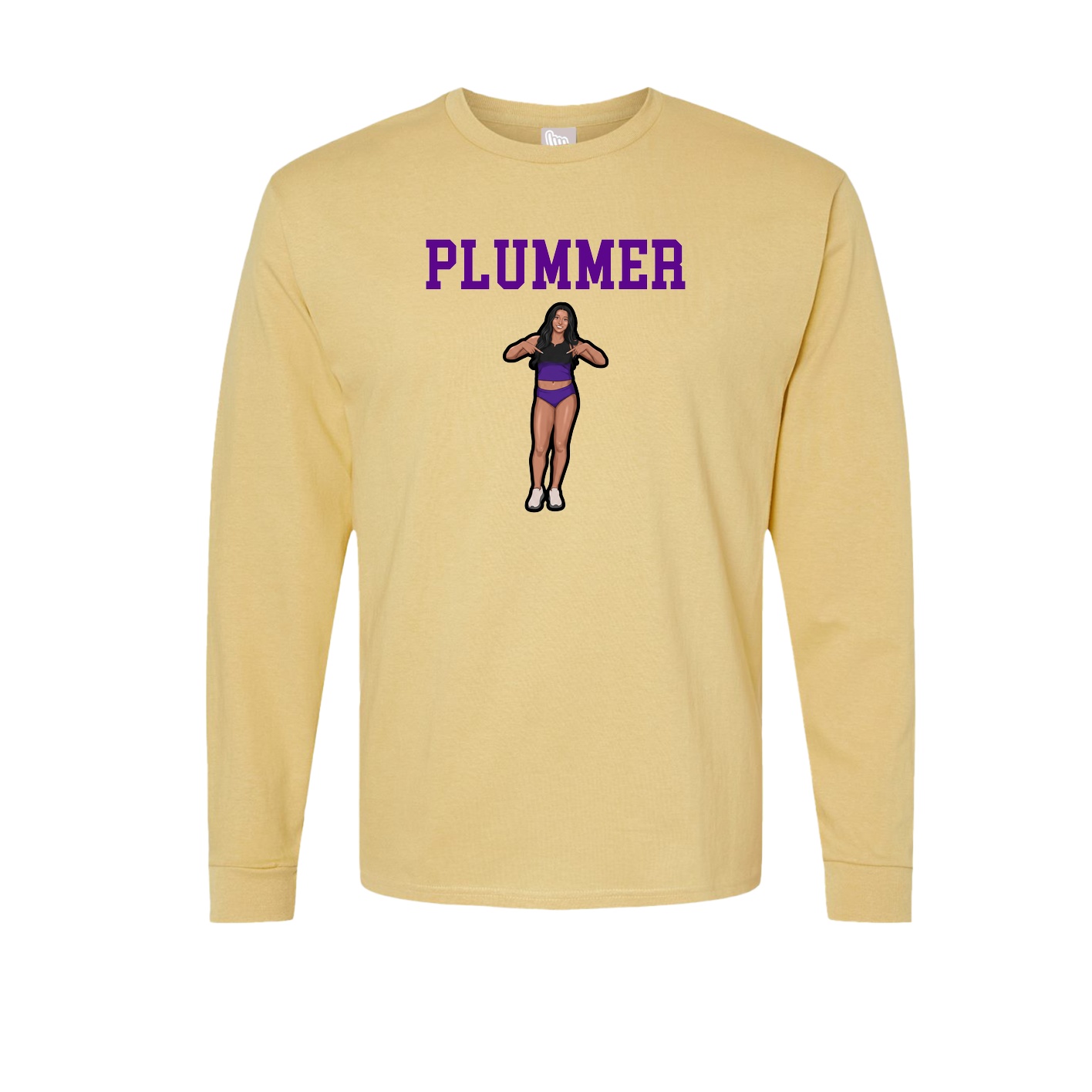 Long Sleeve Tee — Shirsey in Vegas Gold