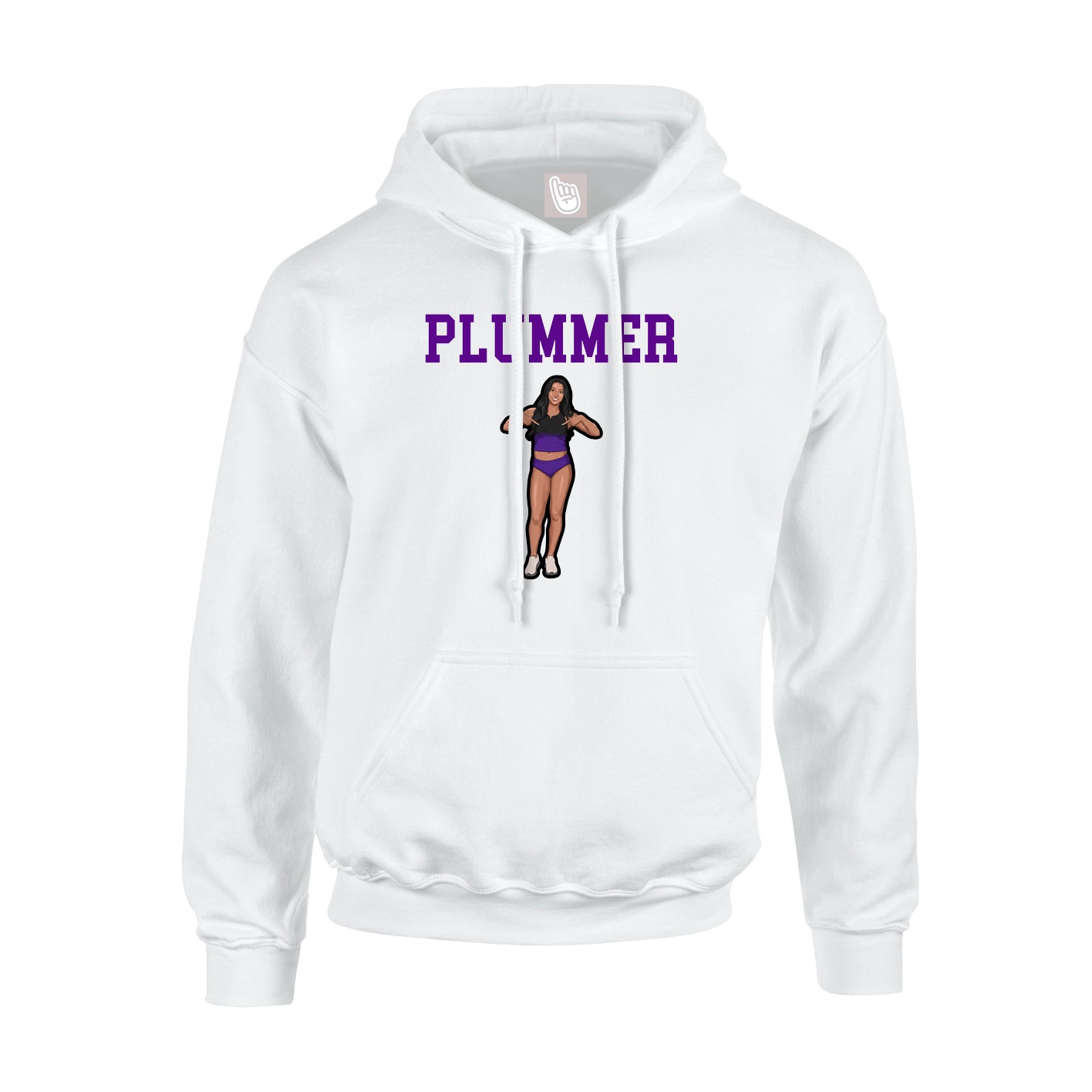 Youth Hoodie — Shirsey in White