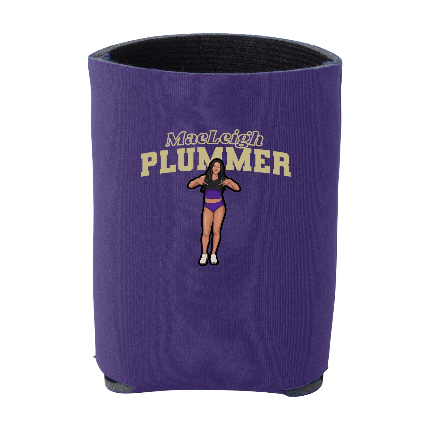 Can Holder — Name Arch in Purple