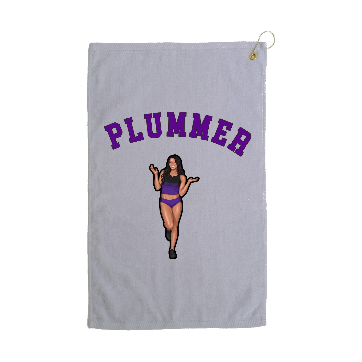 Golf Towel — Shirsey Arch in Grey