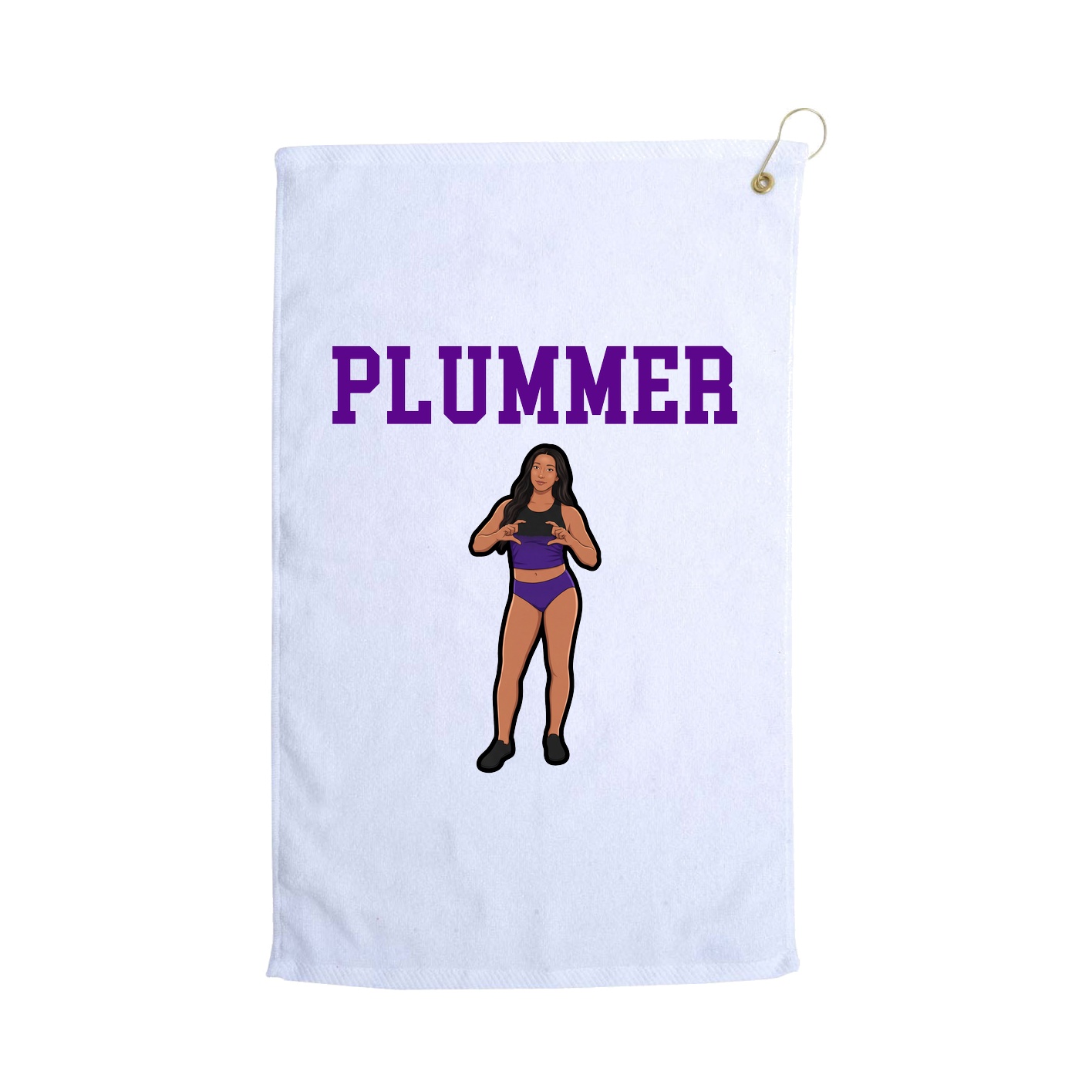 Golf Towel — Shirsey in White