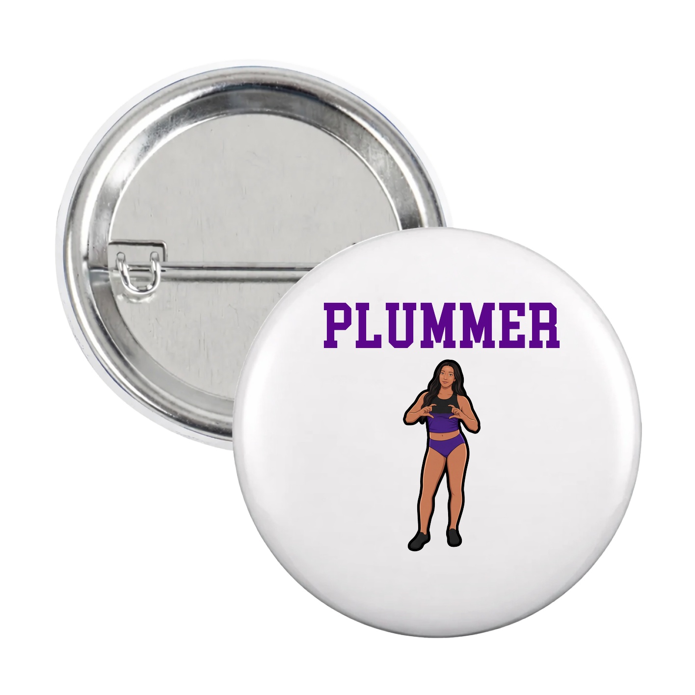 Game Day Button — Shirsey in White