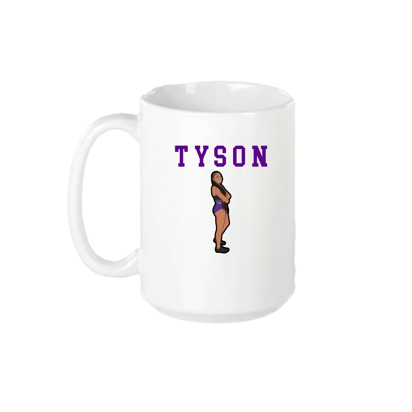 15oz Coffee Mug — Shirsey in White