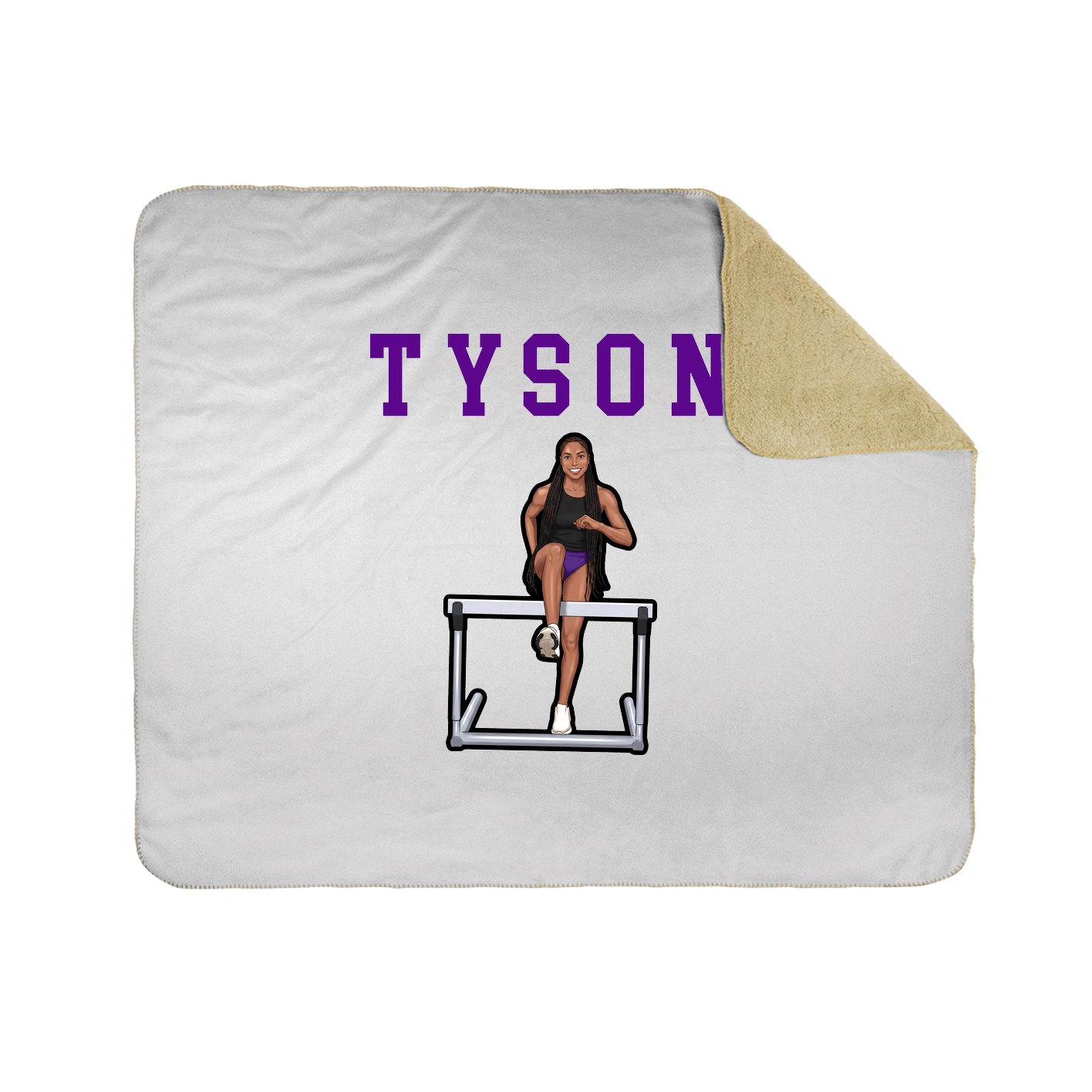 Throw Blanket — Shirsey in White