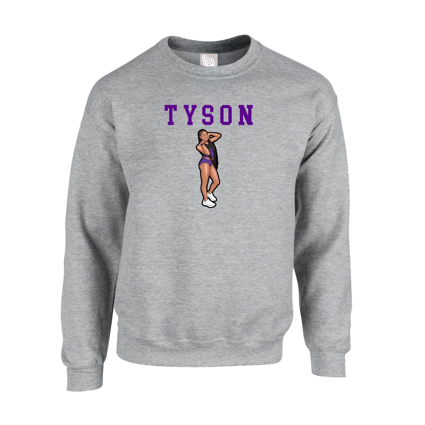 Fleece Crew — Shirsey in Grey