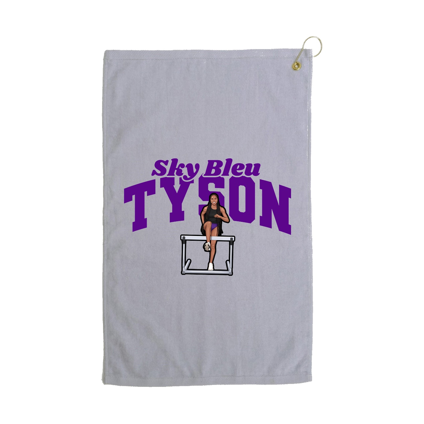 Golf Towel — Signature Arch in Grey
