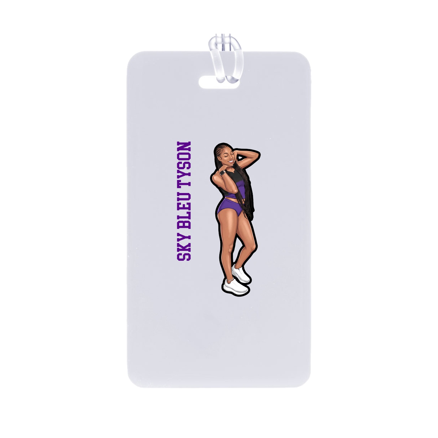 Bag Tag — Name Vertical in Classic