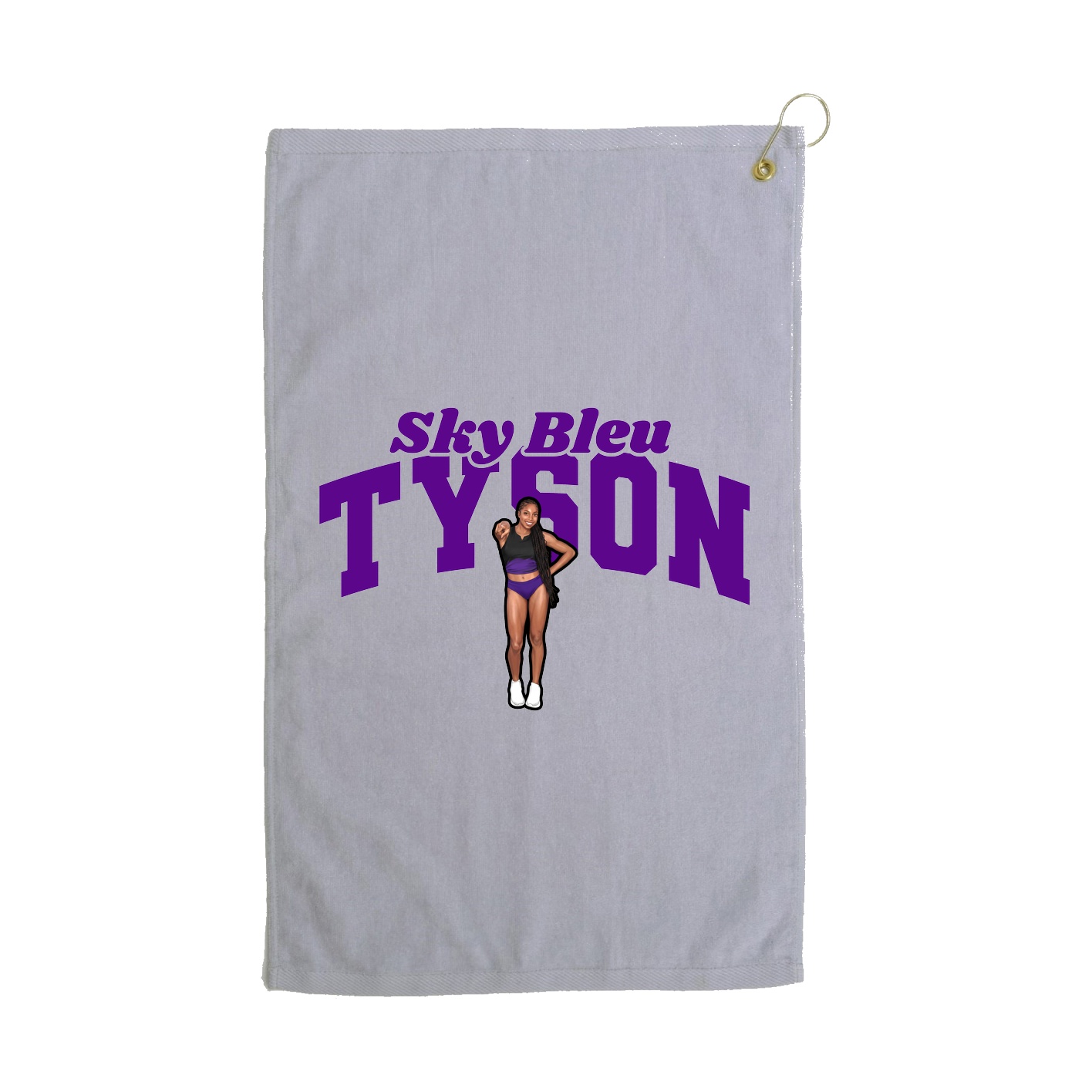 Golf Towel — Signature Arch in Grey