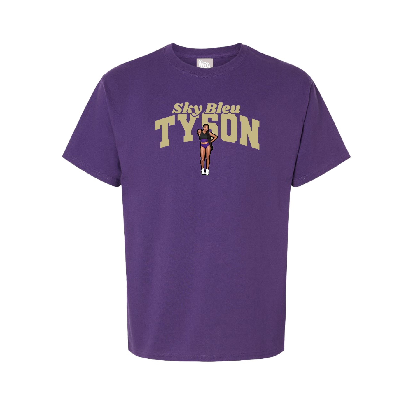 Youth Tee — Signature Arch in Purple