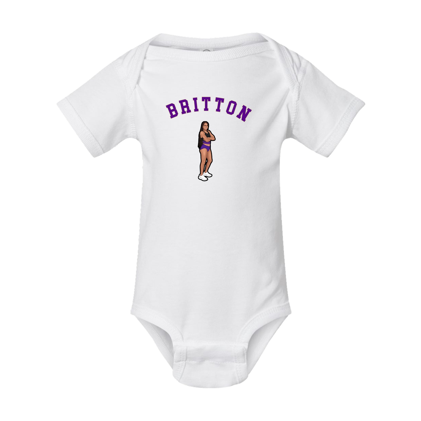 Baby Onesie — Shirsey Arch in White