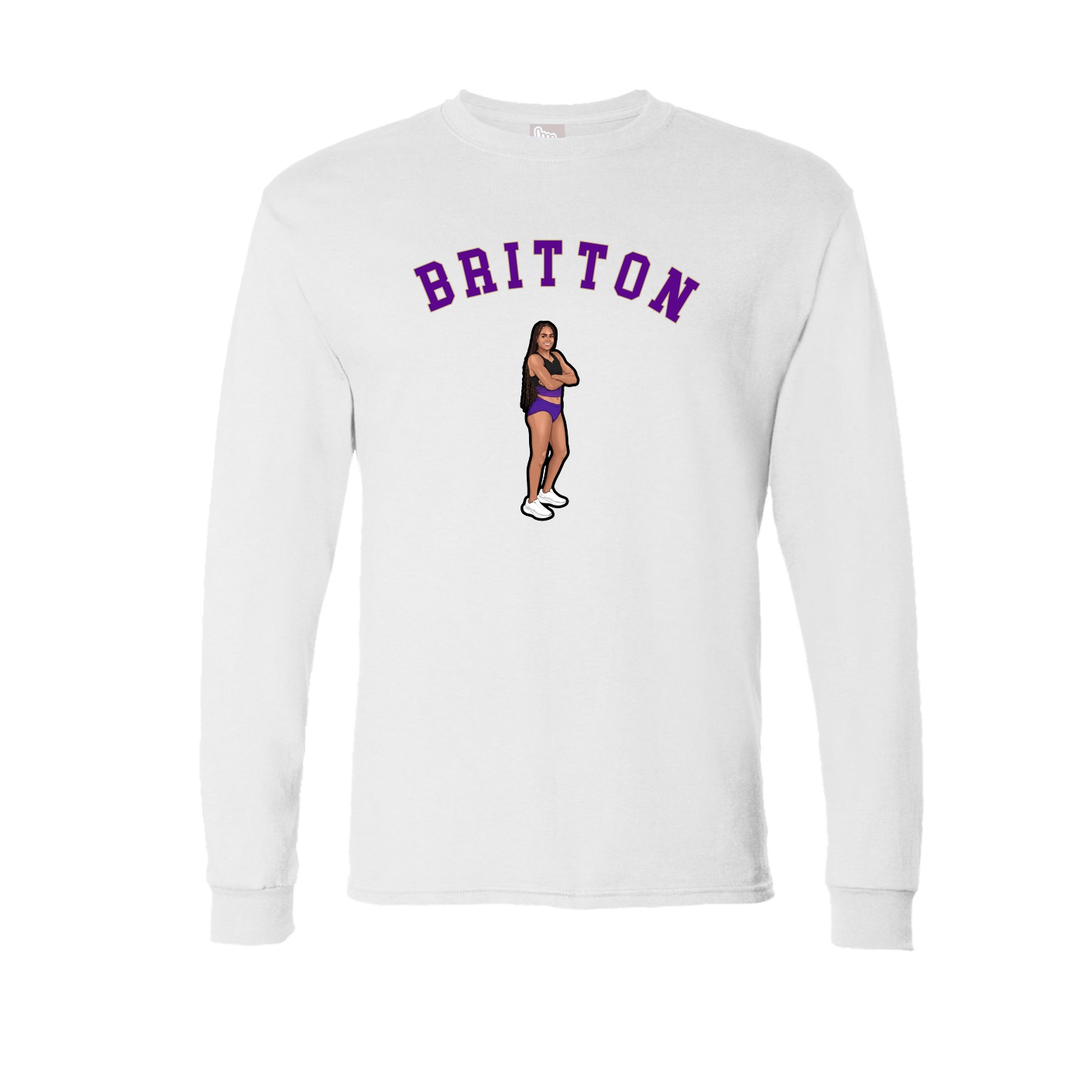 Long Sleeve Tee — Shirsey Arch in White