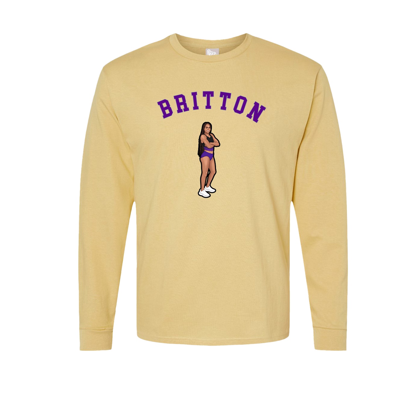 Long Sleeve Tee — Shirsey Arch in Vegas Gold