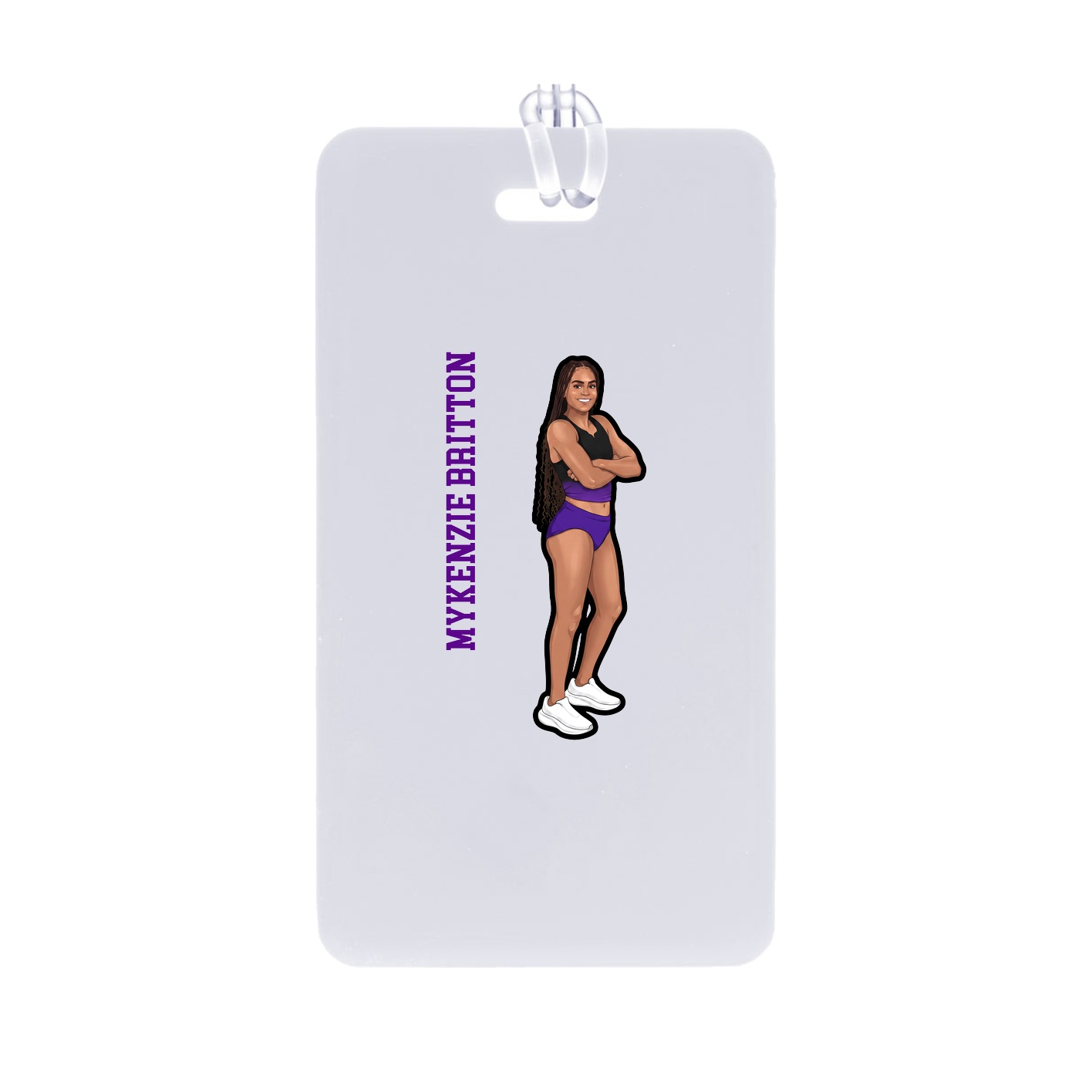 Bag Tag — Name Vertical in Classic