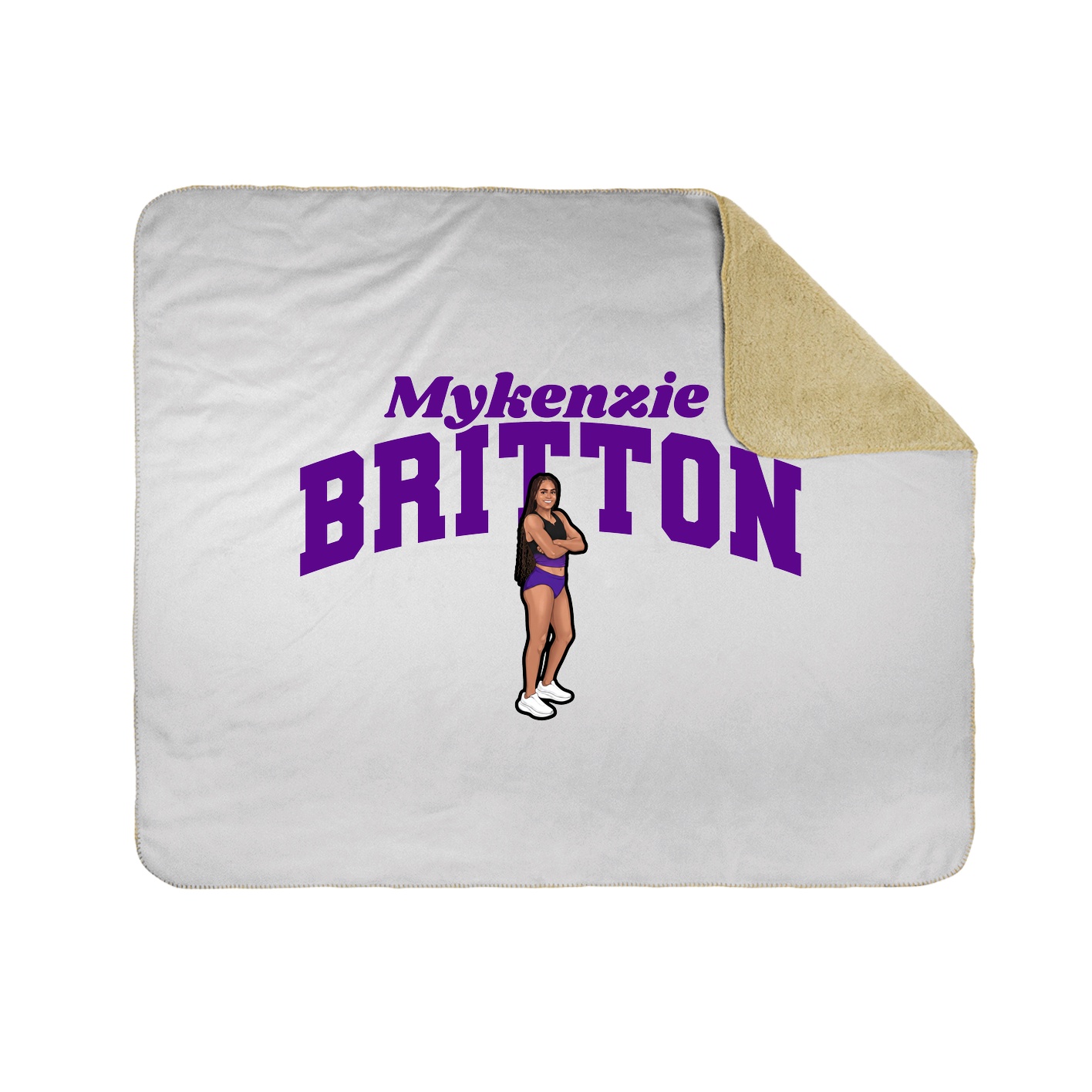 Throw Blanket — Signature Arch in White