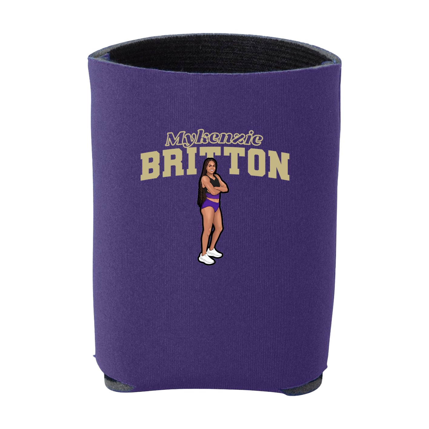 Can Holder — Name Arch in Purple
