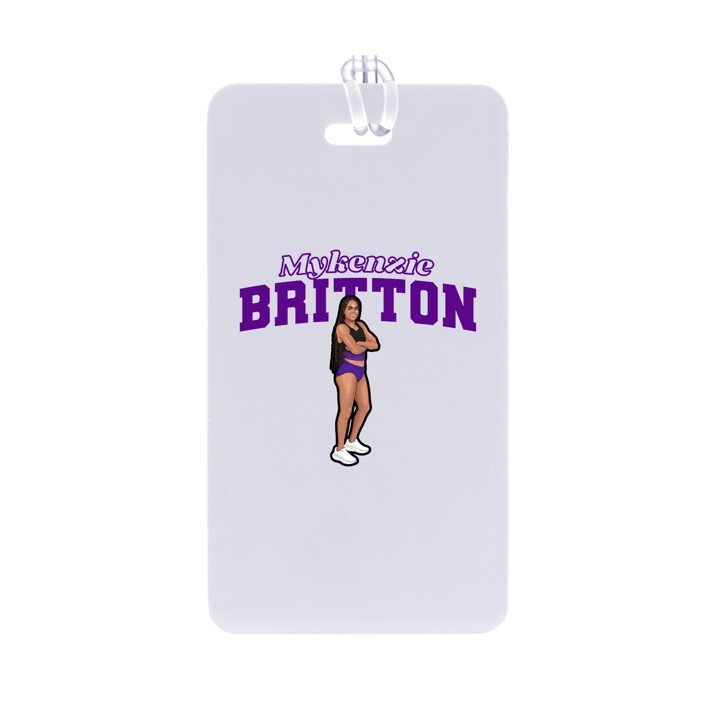 Bag Tag — Name Arch in Classic