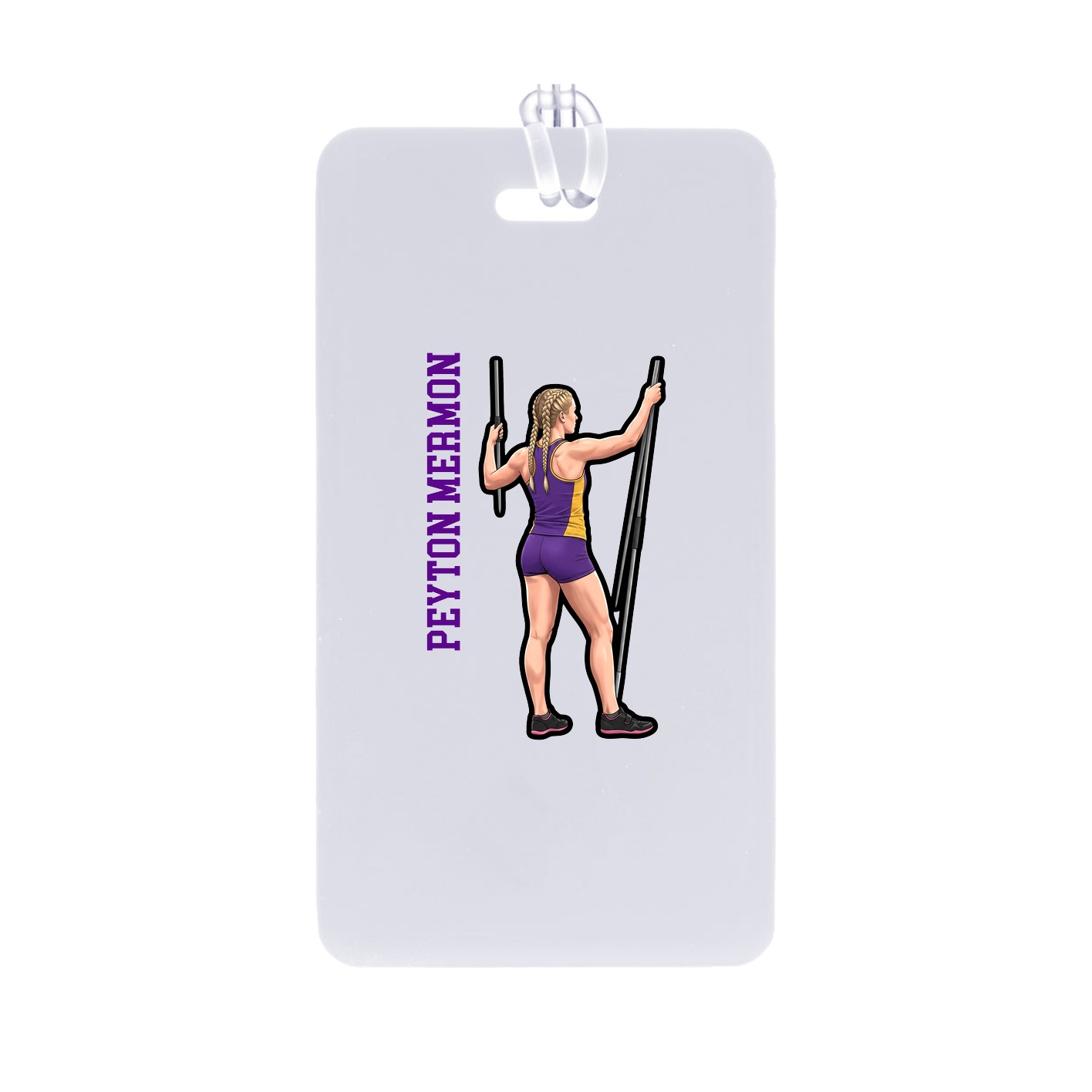 Bag Tag — Name Vertical in Classic