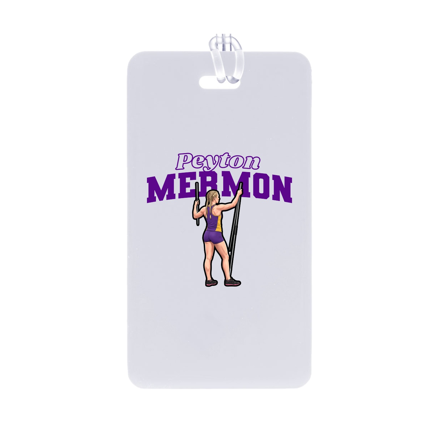 Bag Tag — Name Arch in Classic