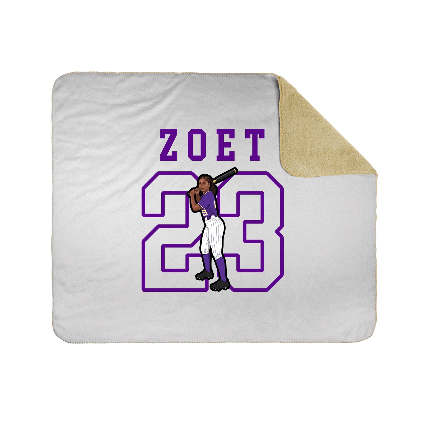 Throw Blanket — Shirsey in White