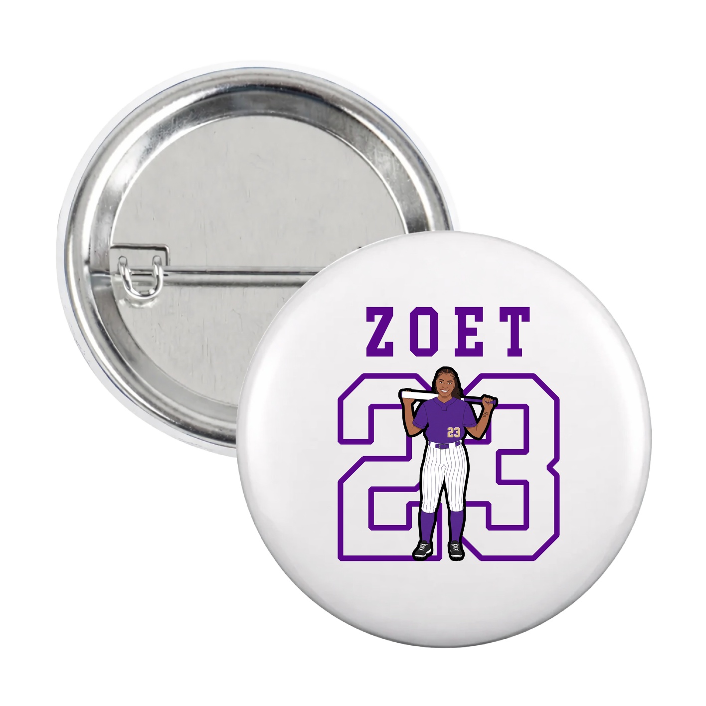 Game Day Button — Shirsey in White