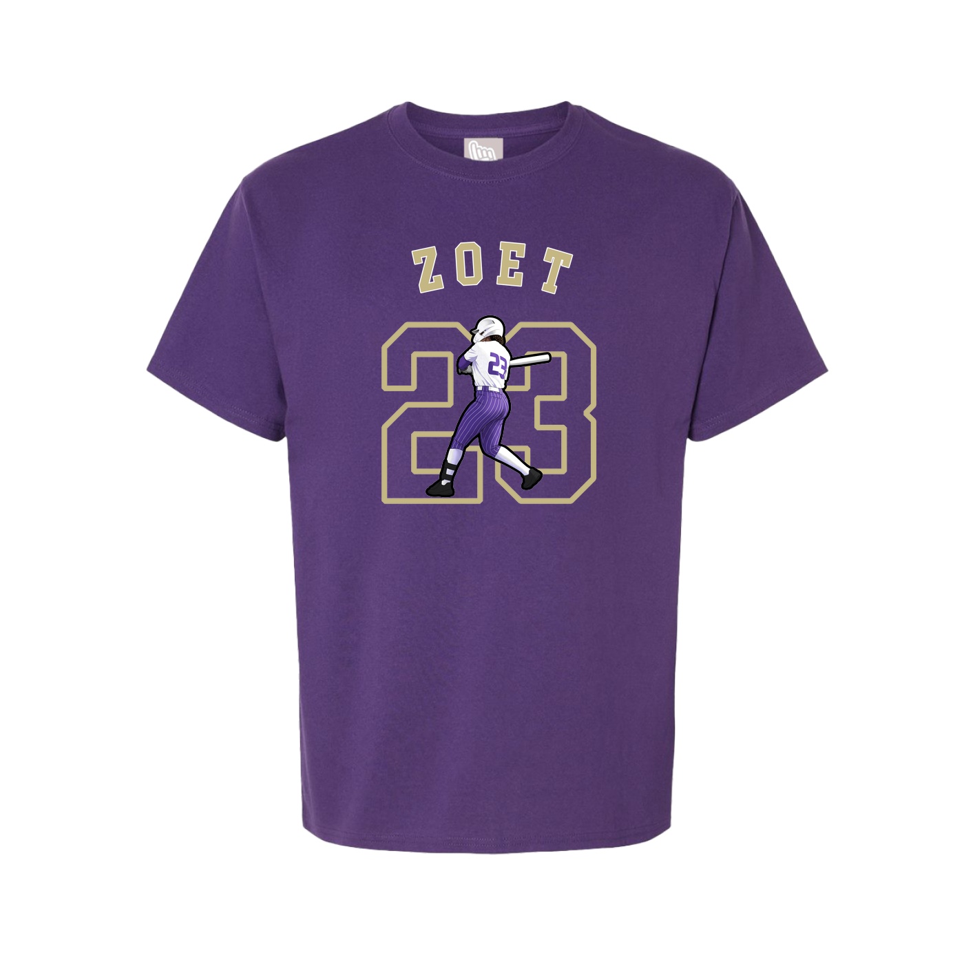 Youth Tee — Shirsey Arch in Purple