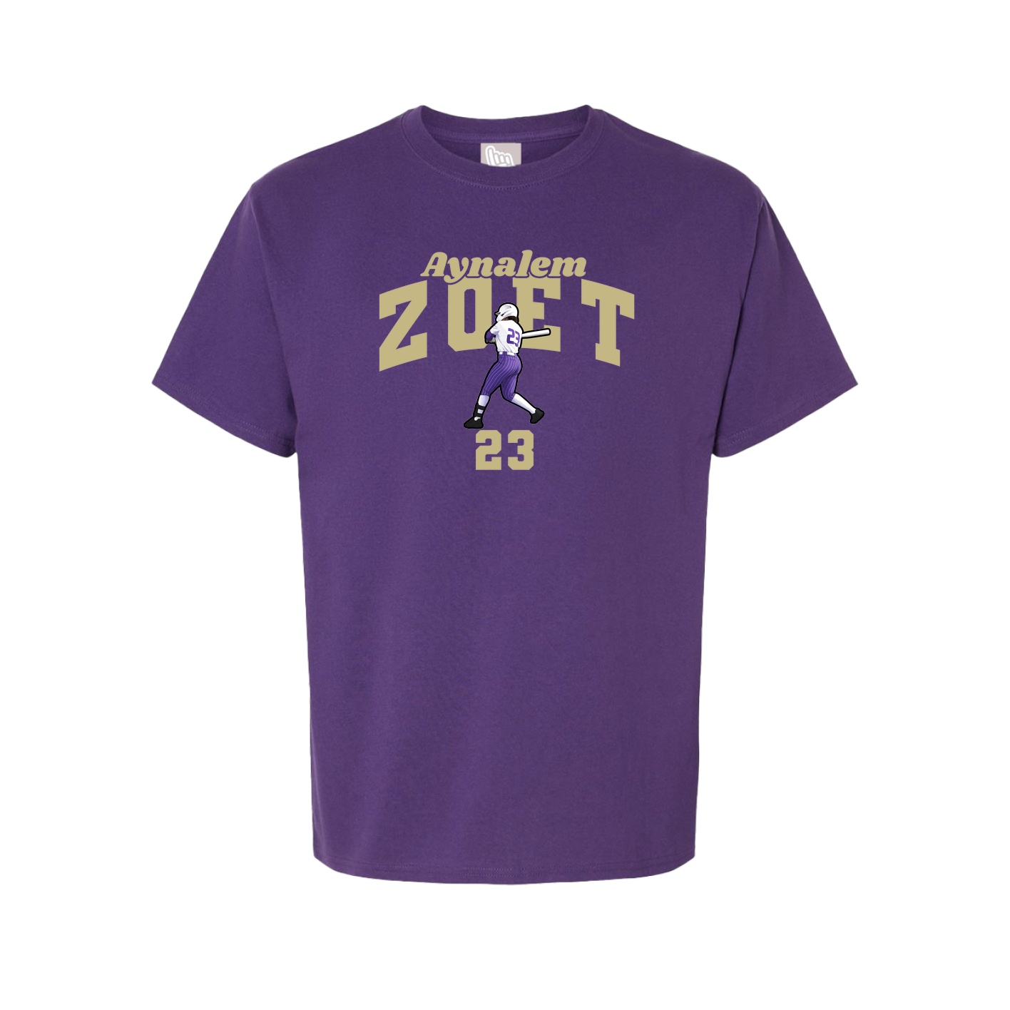 Tee — Signature Arch in Purple