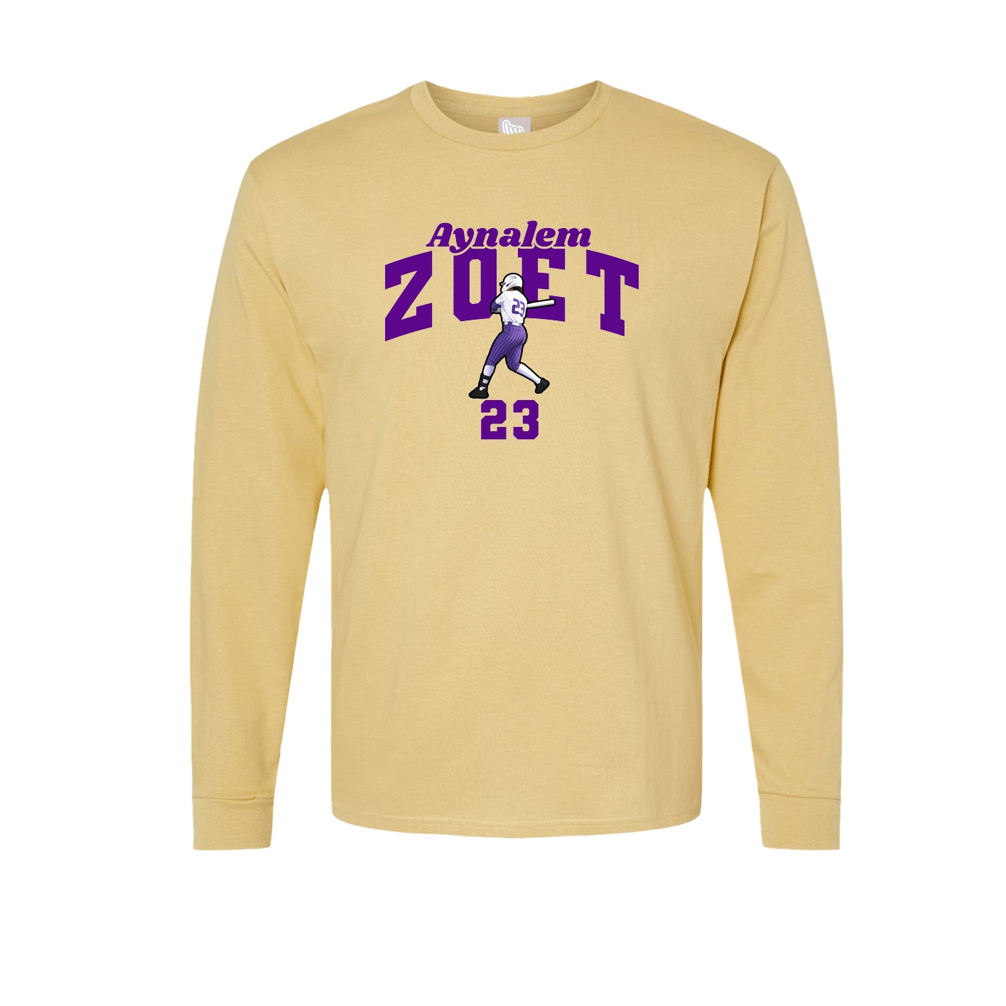 Long Sleeve Tee — Signature Arch in Vegas Gold