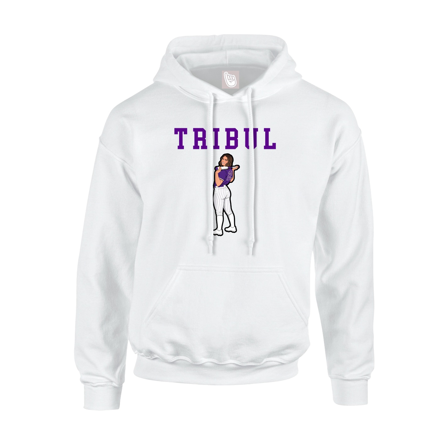 Youth Hoodie — Shirsey in White