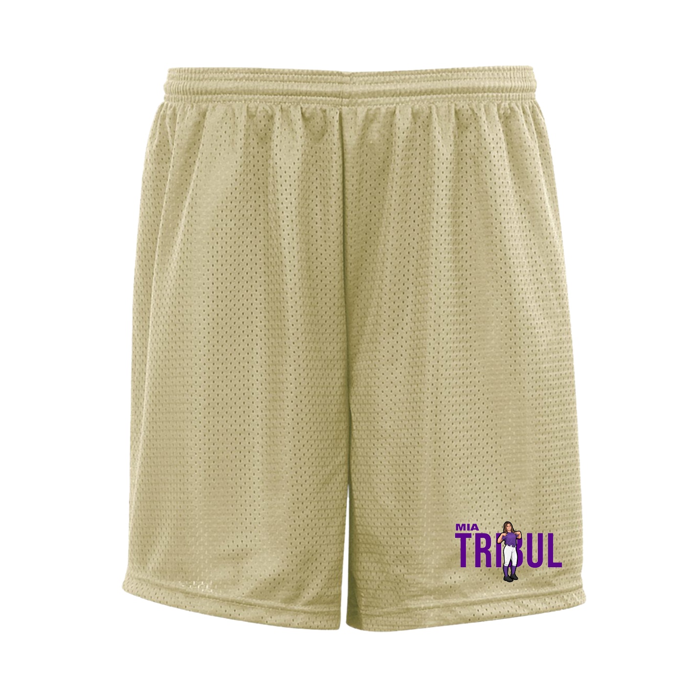 Shorts — Player Name in Vegas Gold