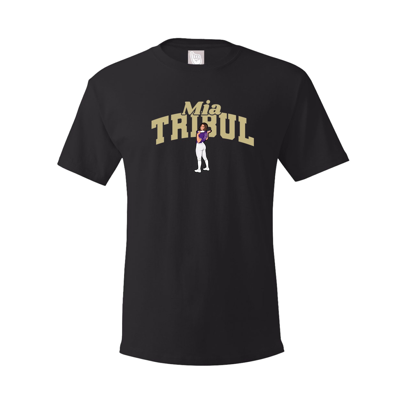 Youth Tee — Signature Arch in Black