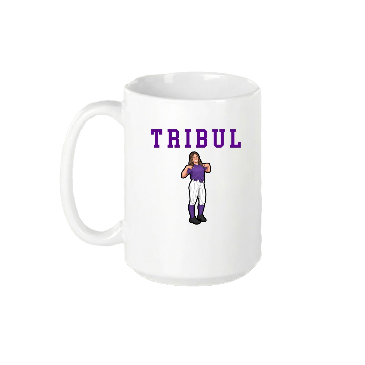 15oz Coffee Mug — Shirsey in White