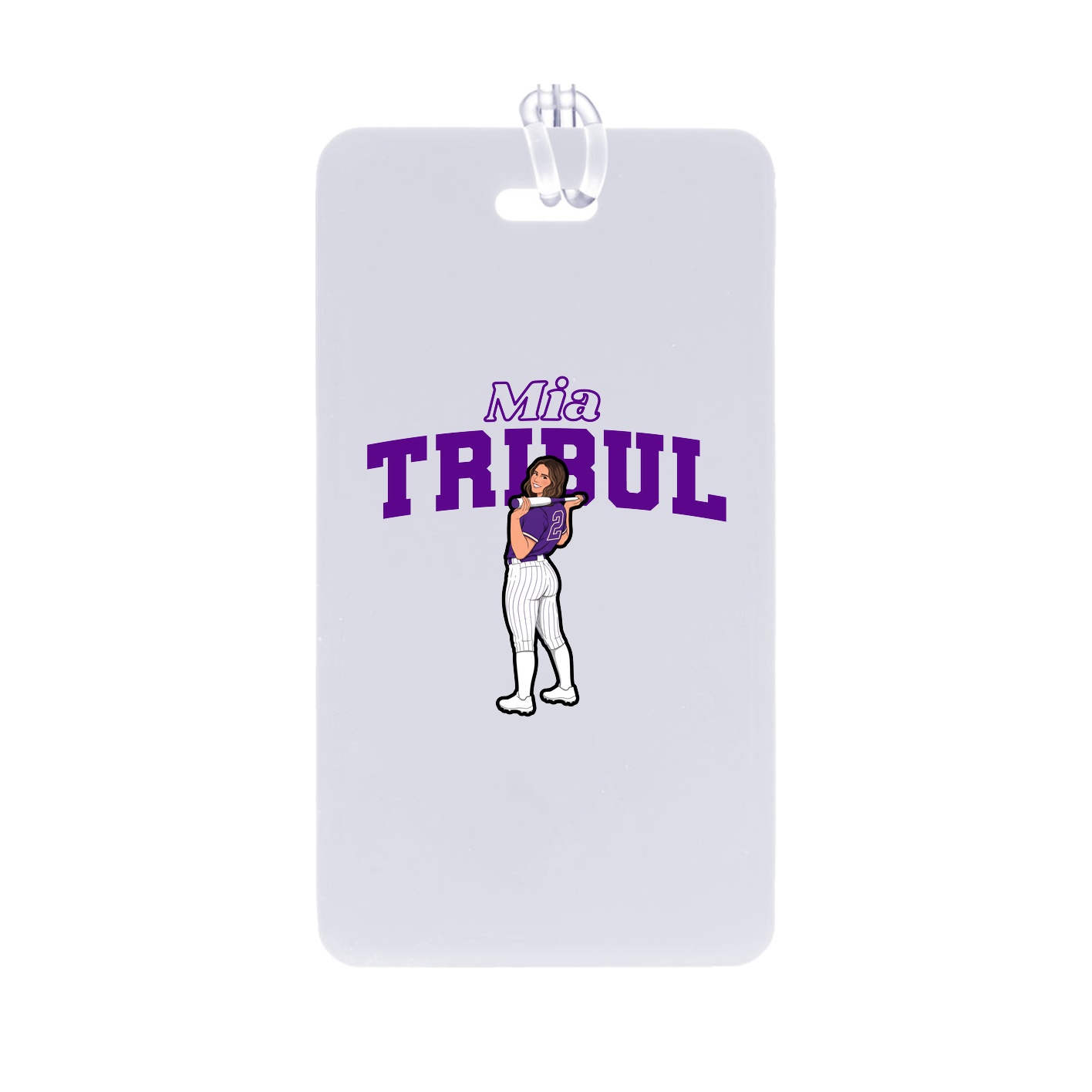 Bag Tag — Name Arch in Classic