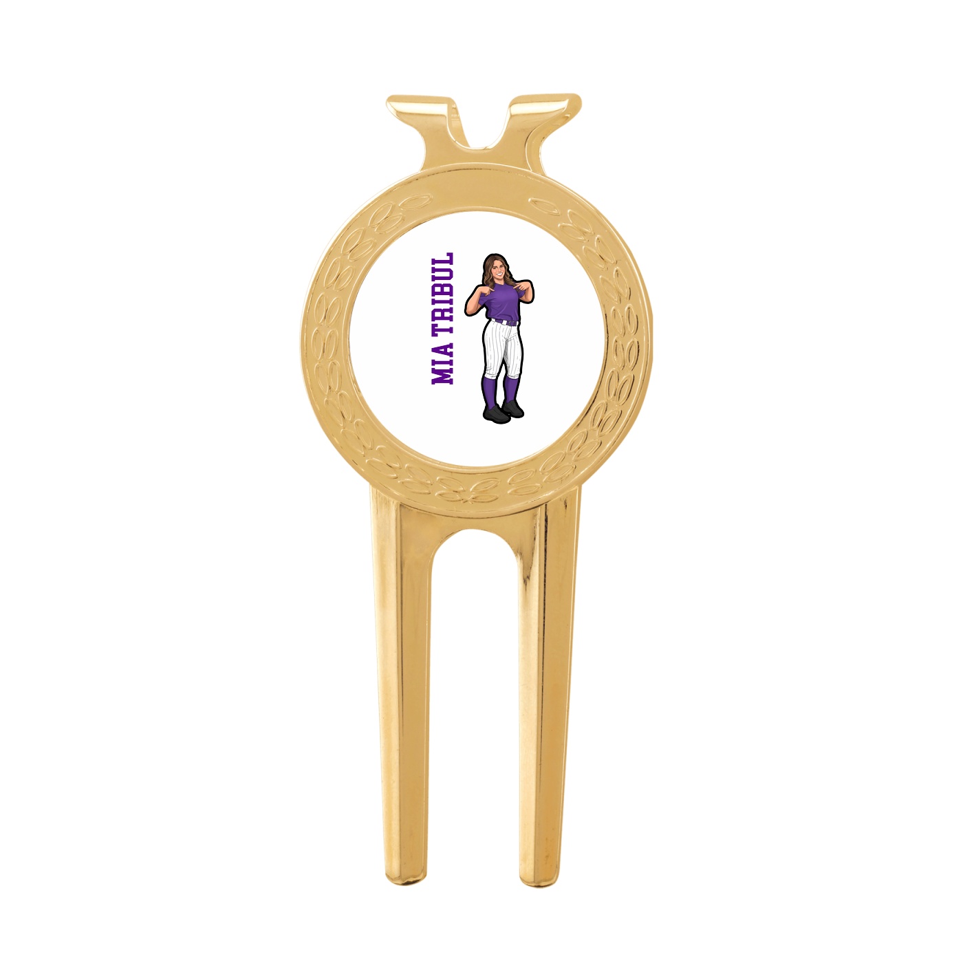 Divot Tool with Ball Marker — Name Vertical in Classic