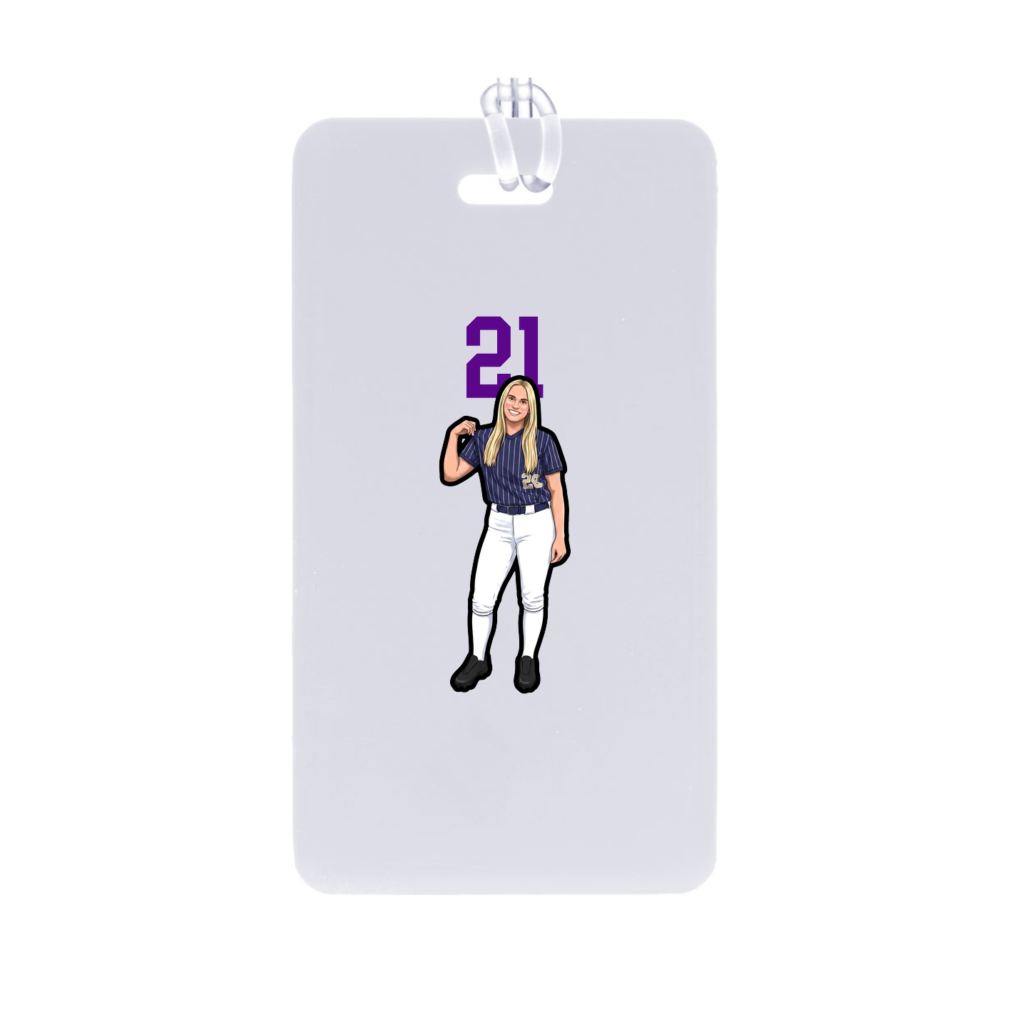 Bag Tag — Number Top in Classic