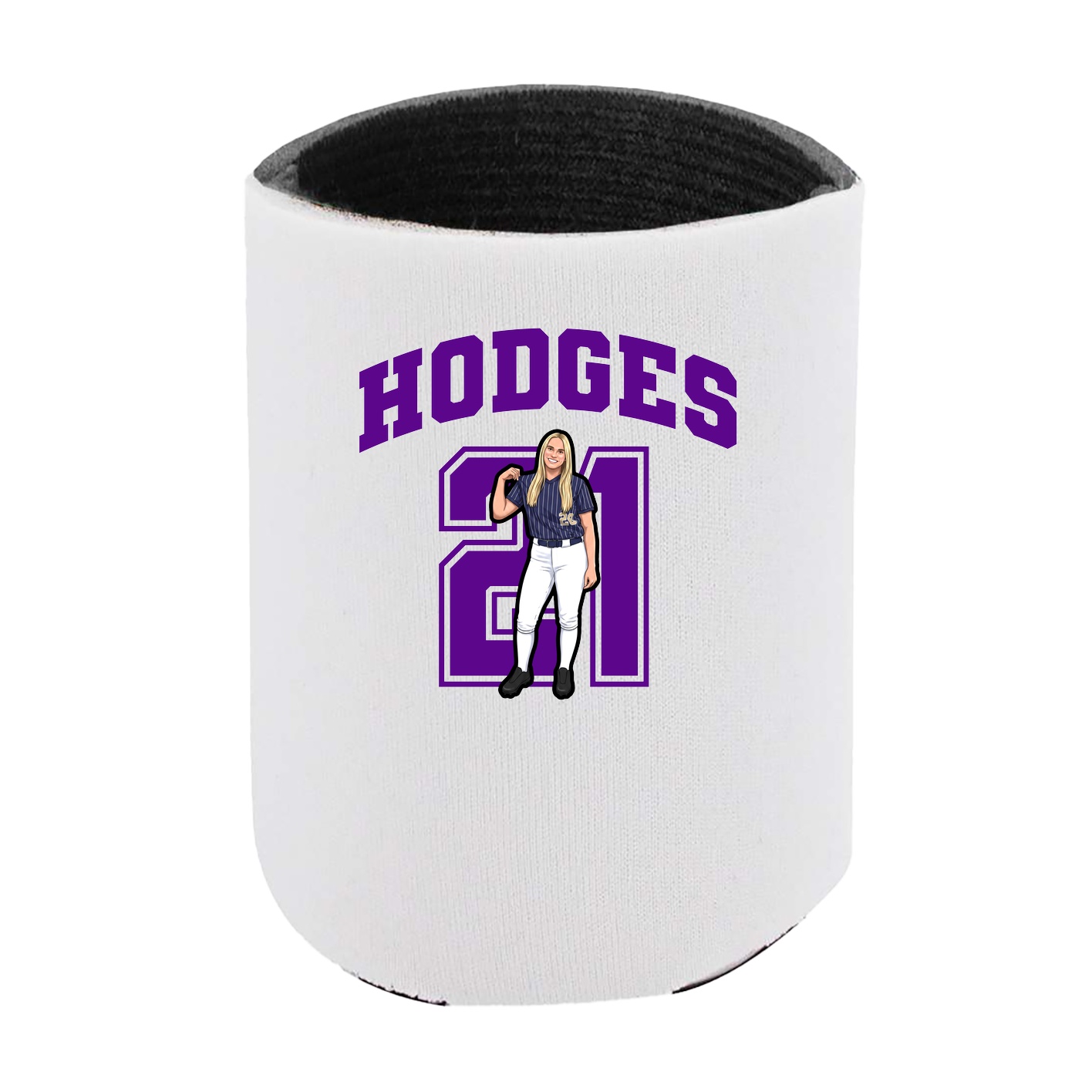 Can Holder — Number in White