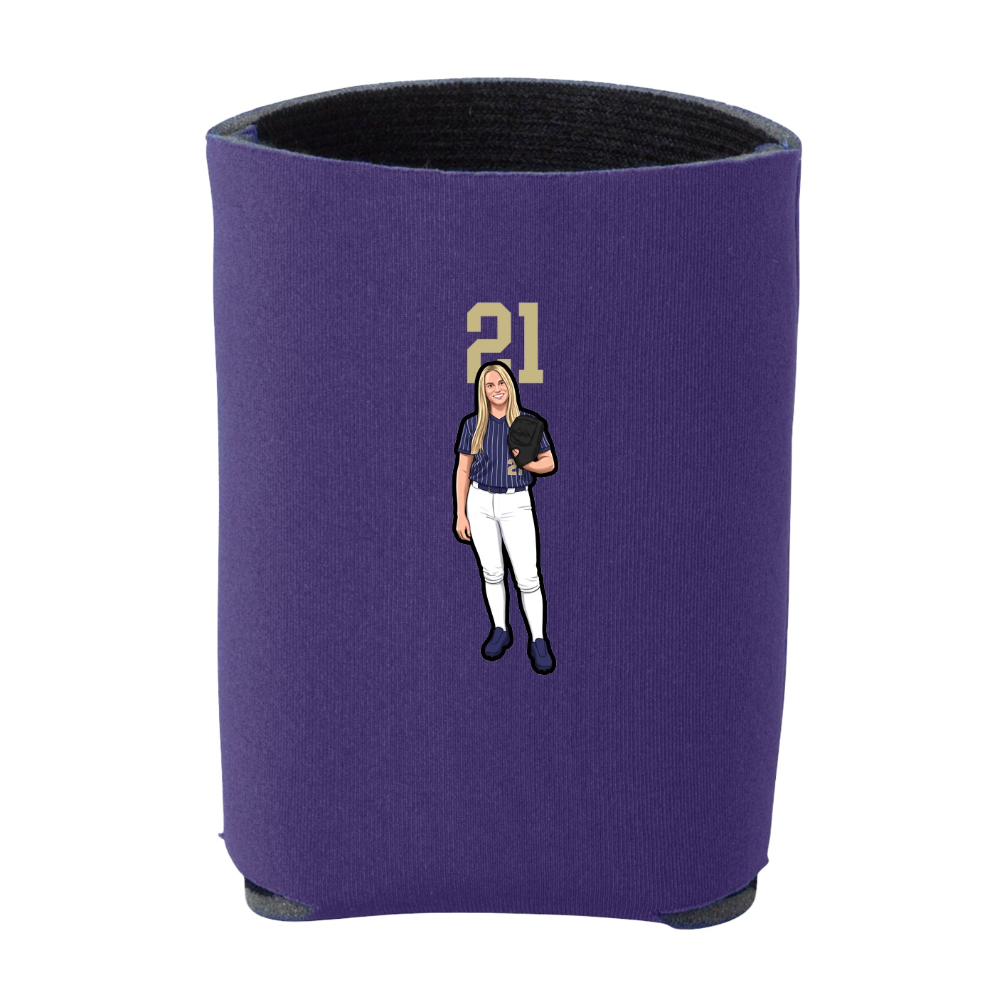 Can Holder — Number Top in Purple