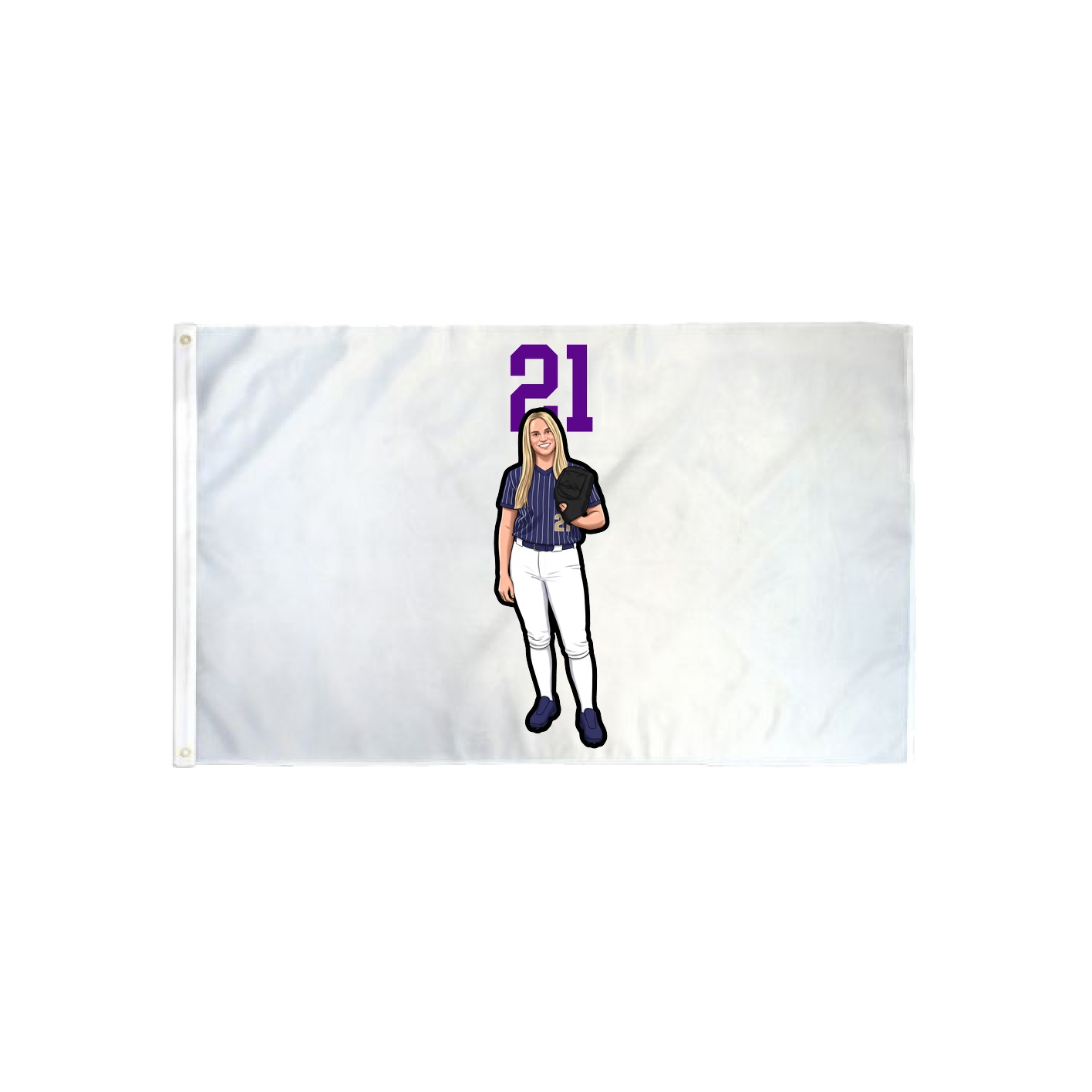 3x5 Flag — Number Top in Classic