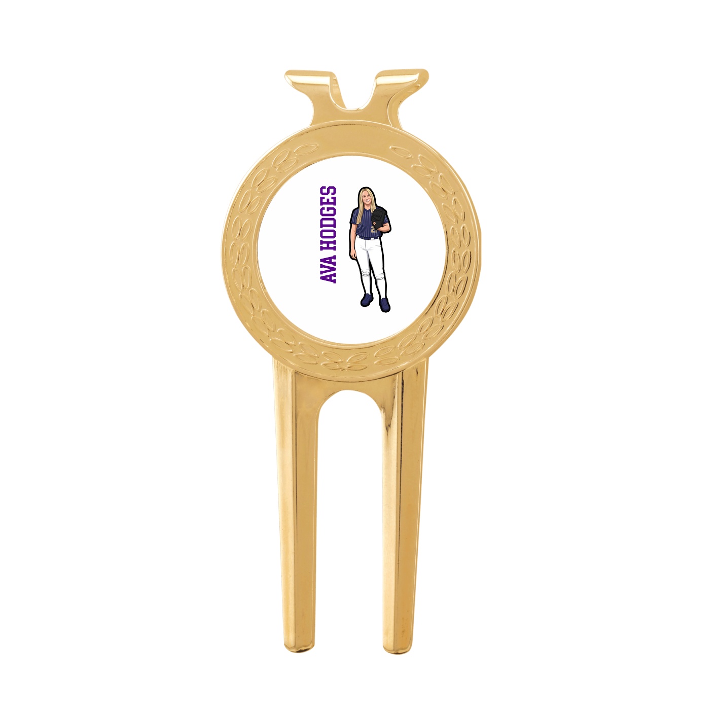 Divot Tool with Ball Marker — Name Vertical in Classic