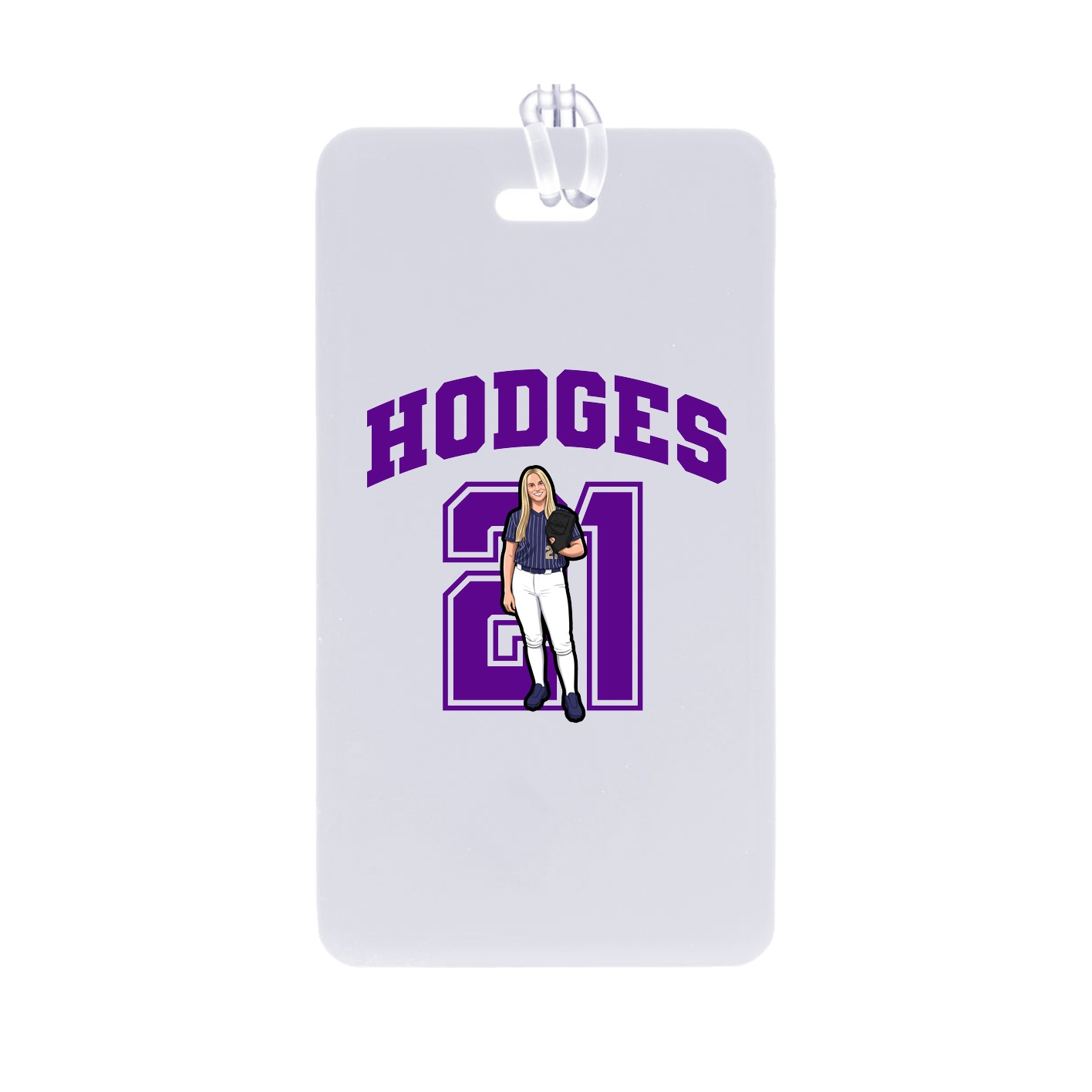 Bag Tag — Number in Classic