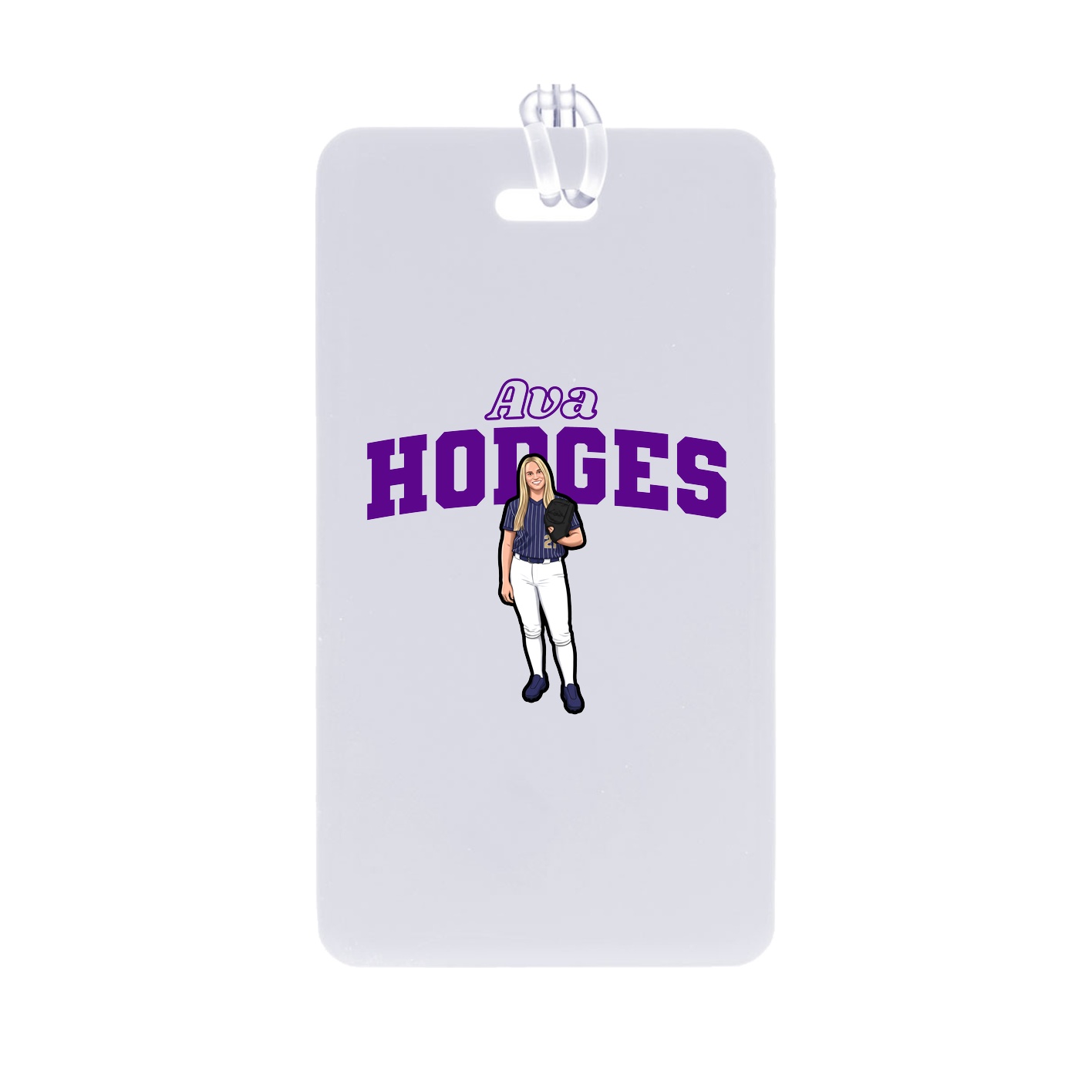 Bag Tag — Name Arch in Classic